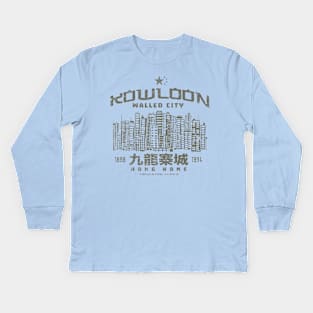 Kowloon Walled City Kids Long Sleeve T-Shirt